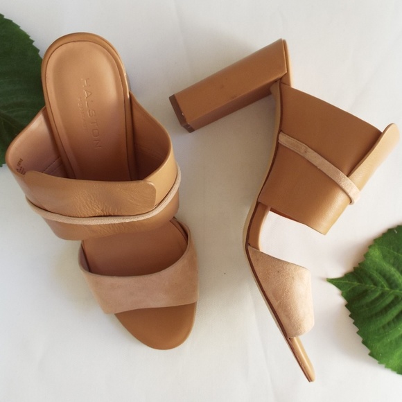 Halston Heritage Shoes - Halston Heritage Block Heel Sandals